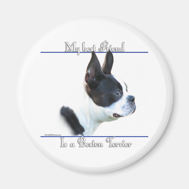 Boston Terrier Best Friend 2 - Magnet (Devant)