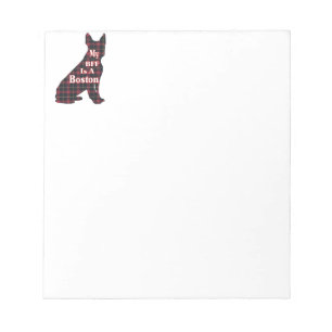 Boston Terrier BESTE FREUNDIN Notizblock