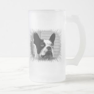 Boston-Terrier-Bier-Tasse Mattglas Bierglas