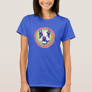 Boston Terrier - bunte Kreise T-Shirt