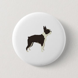 Boston Terrier Button