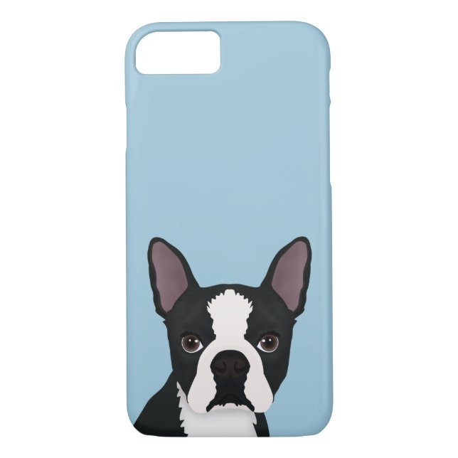 Boston-Terrier-Cartoon Case-Mate iPhone Hülle (Rückseite)