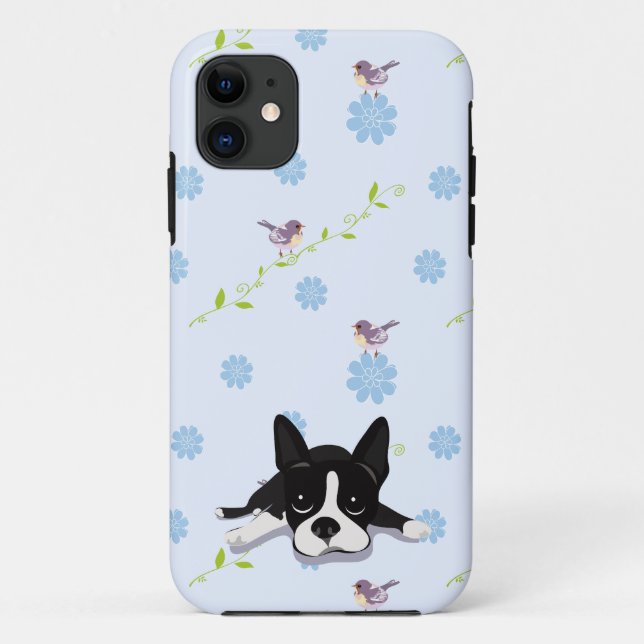 Boston Terrier Case-Mate iPhone Hülle (Rückseite)
