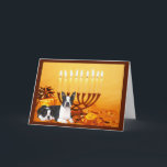 Boston Terrier Chanukah Card Menorah1 Feiertagskarte<br><div class="desc">Familie und Freunde während der Chanukah Saison zu erinnern ist eine wunderbare Möglichkeit, in Touch mit den Menschen behalten, die Sie Liebe und kümmern sich. Ich habe diese Chanukah-Karten mit Liebe und Sorgfalt erstellt, und ich bin sicher, jeder, der Lieben Hunde wird sich freuen, sie zu erhalten. Sie haben die...</div>