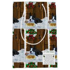 Boston Terrier Christmas Geschenke Mittlere Geschenktüte