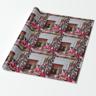 Boston Terrier Christmas Geschenkpapier