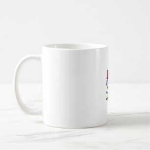 Boston Terrier Christmas Lights Weihnachtsmannmütz Kaffeetasse