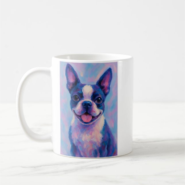 Boston Terrier Coffee Tasse (Links)