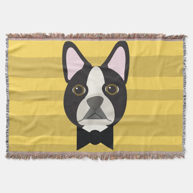 Boston Terrier Decke (Vorderseite)