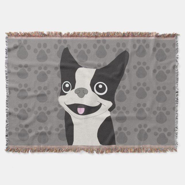 Boston Terrier Decke (Vorderseite)