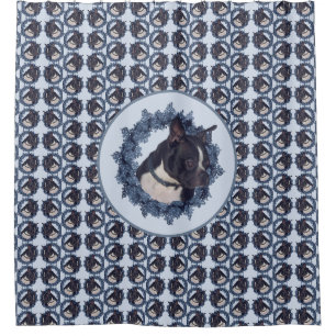 Boston Terrier Dog Animal Duschvorhang