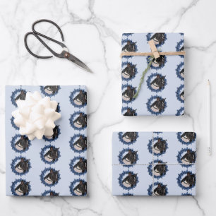 Boston Terrier Dog Animal Geschenkpapier Set