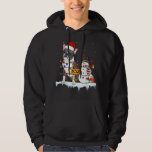 Boston Terrier Dog Christmas Snowman Xmas Lights P Hoodie<br><div class="desc">Boston Terrier Dog Christmas Snowman Xmas Lights Pajama</div>