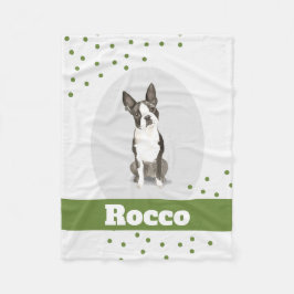 Boston Terrier Dog couverture de points personnali
