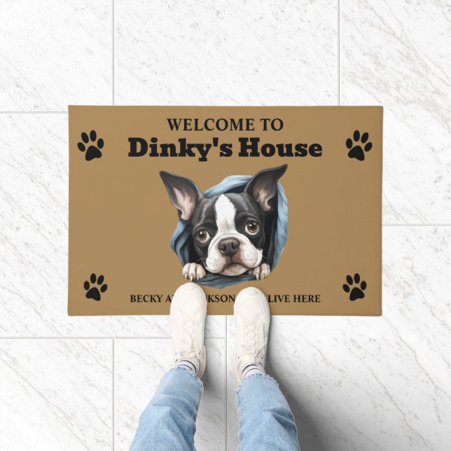 Boston Terrier Dog Fußmatte (Indoor)