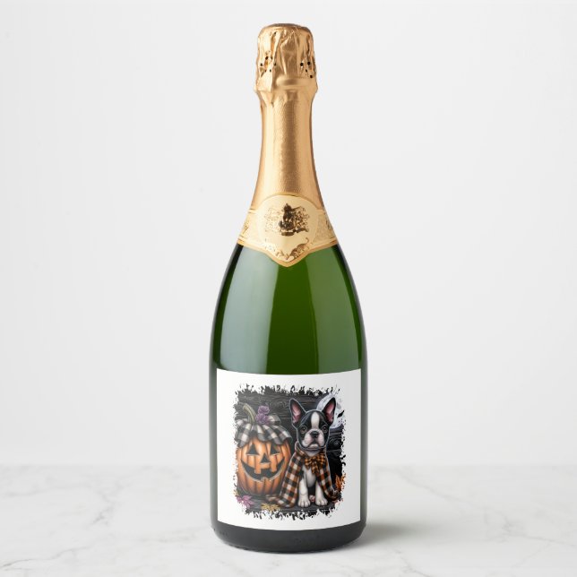 Boston Terrier Dog Halloween (Vorderseite)