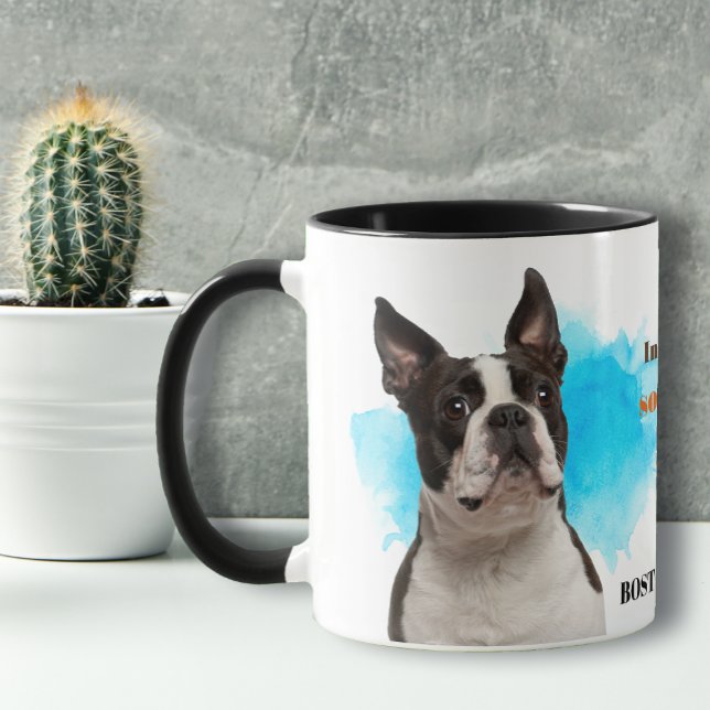Boston Terrier Dog Loyal Friend Tasse (Von Creator hochgeladen)