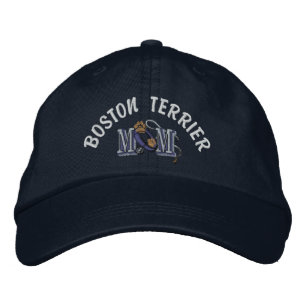 Boston Terrier Dog MAMA Bestickte Baseballkappe