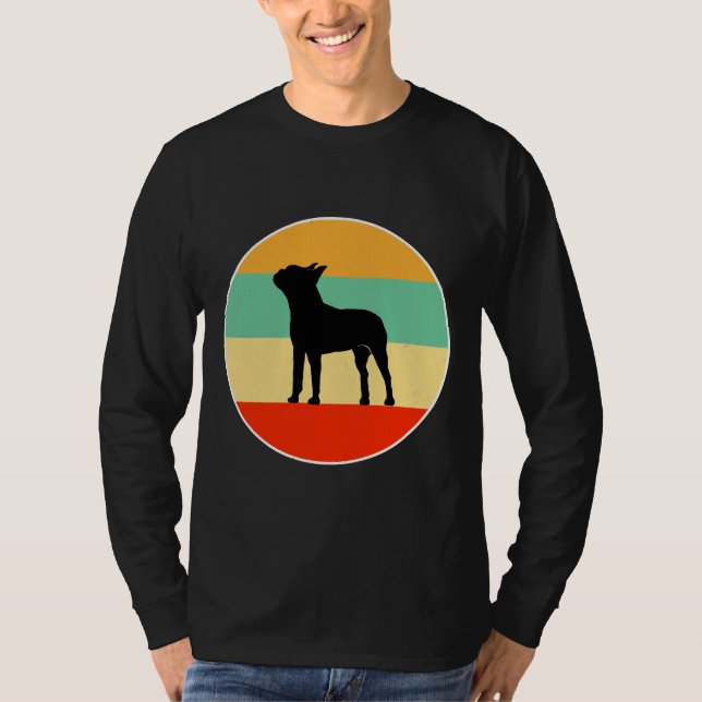 Boston Terrier Dog Mama Liebe R T-Shirt (Vorderseite)