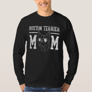Boston Terrier Dog Mama Mama T-Shirt