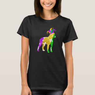 Boston Terrier Dog Mardi Gras Carnivals Funny Pupp T-Shirt
