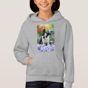 Boston Terrier Dog Niedlich Puppy Pet Foto - Hoodie