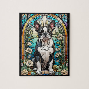 Boston Terrier Dog Puzzle, 8 Zoll x 10 Zoll, 110 S