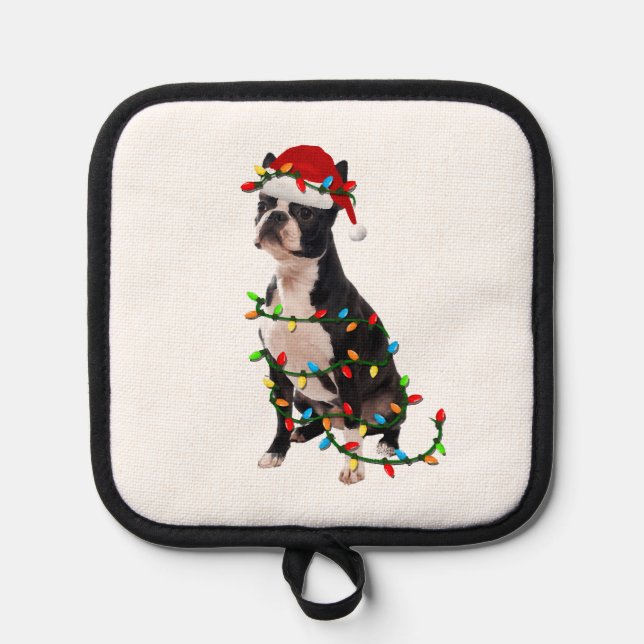 Boston Terrier Dog Topflappen (Vorderseite)