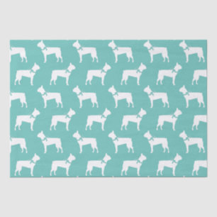 Boston Terrier Doppy Puppy Seidenpapier
