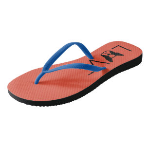 Boston-Terrier drehen Reinfälle - Boston-Schuhe u Flip Flops
