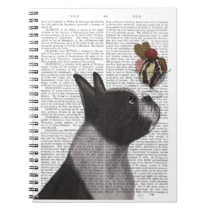 Boston Terrier Eiscreme Notizblock