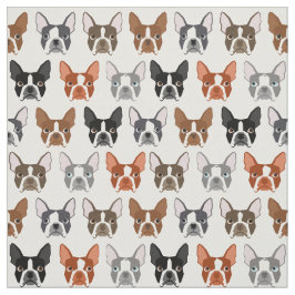 Boston Terrier Fabric Stoff