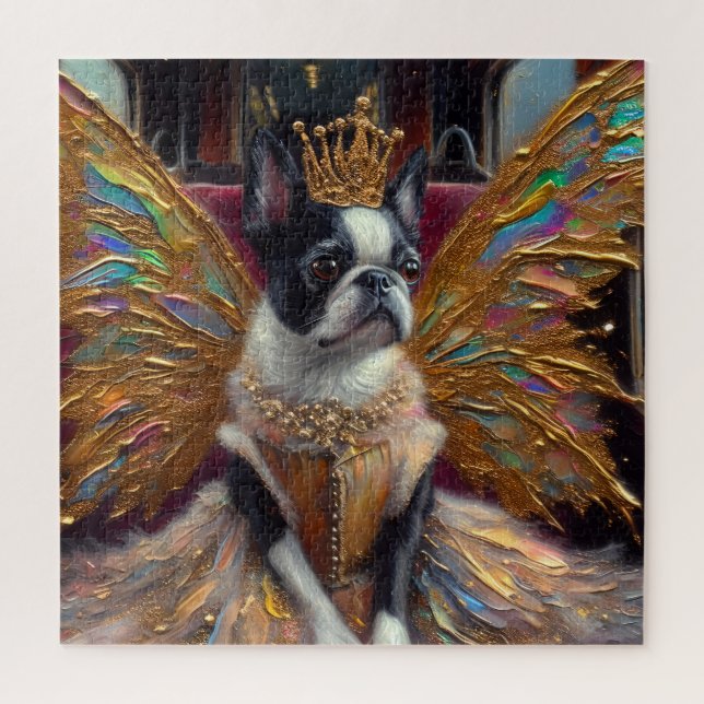Boston Terrier Fairy (Vertikal)