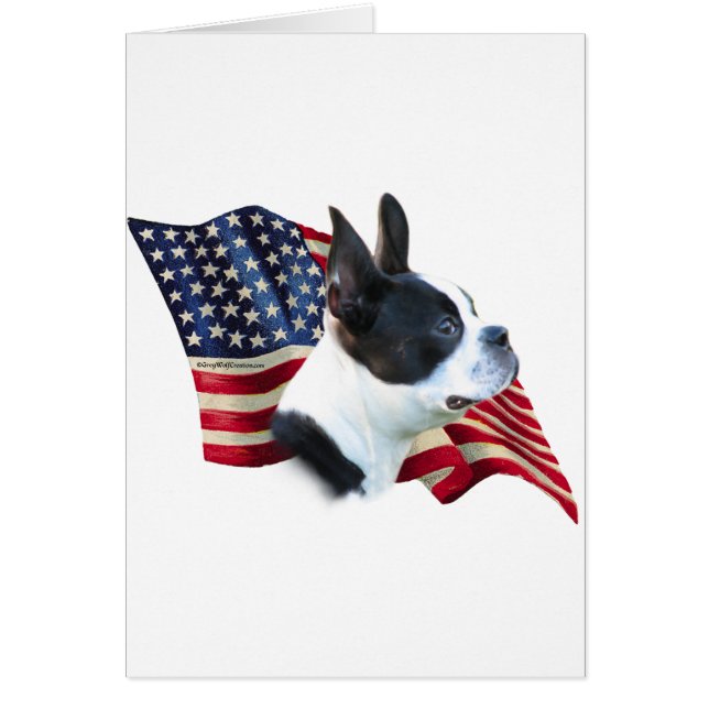 Boston Terrier Flag (Vorne)