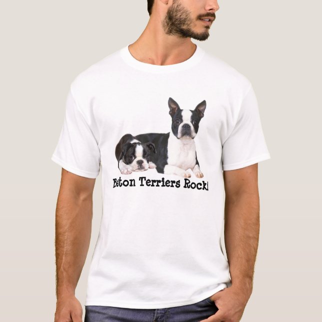 Boston-Terrier-Freund-UnisexT - Shirt (Vorderseite)