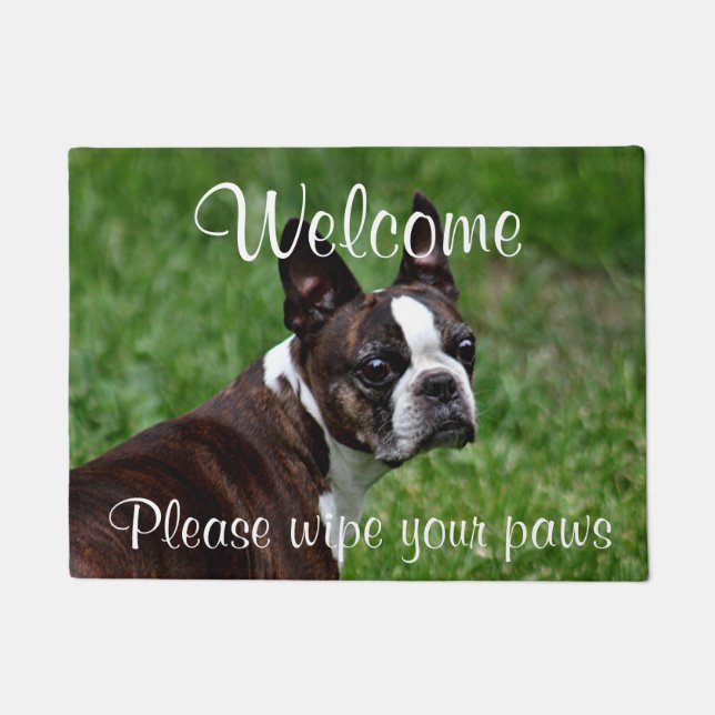 Boston-Terrier Fußmatte (Vorderseite)