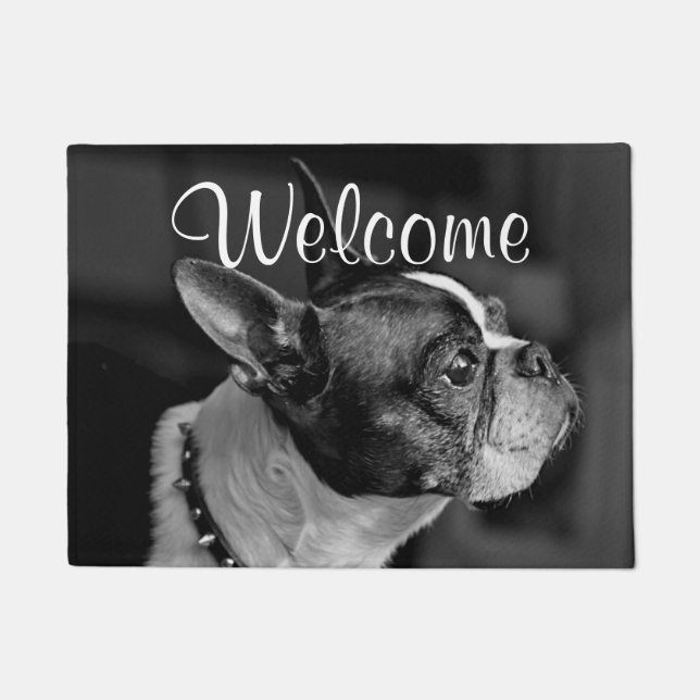 Boston-Terrier Fußmatte (Vorderseite)