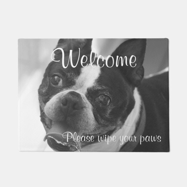 Boston-Terrier Fußmatte (Vorderseite)