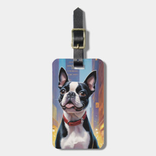 Boston Terrier-Gepäckanhänger Gepäckanhänger