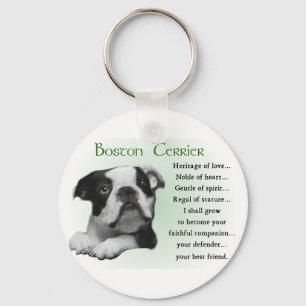 Boston Terrier Geschenke Schlüsselanhänger