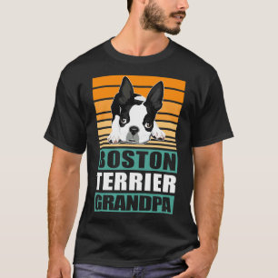 Boston Terrier Grandpa Dog Boston Terriers T-Shirt
