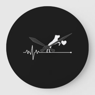 Boston Terrier Große Wanduhr