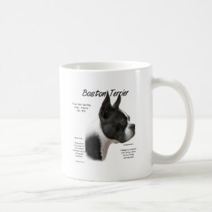 Boston Terrier History Design Kaffeetasse