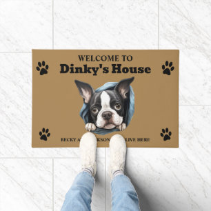 Boston Terrier Hund Fußmatte
