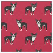 Boston Terrier Hunde Rot