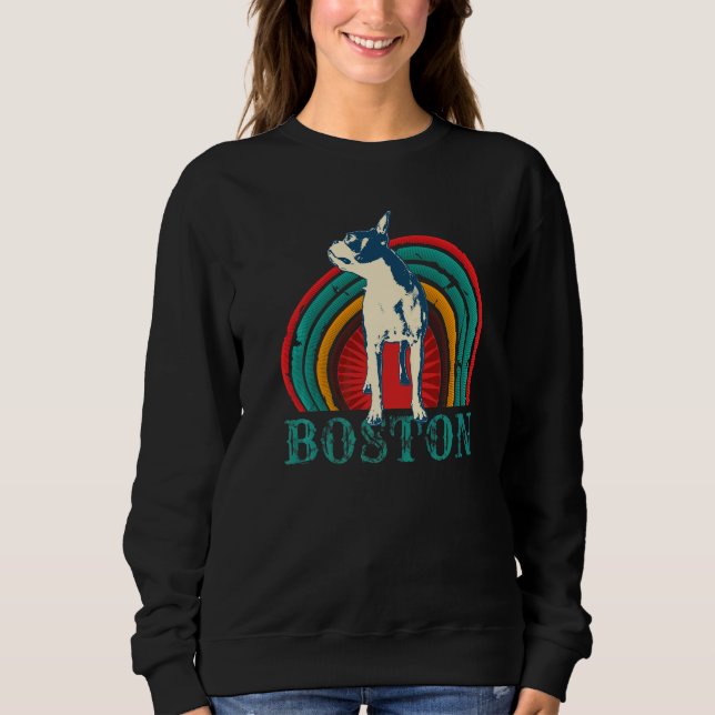 Boston Terrier Hunderasse  103 Sweatshirt (Vorderseite)