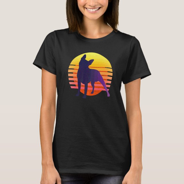 Boston Terrier Hunderasse  45 T-Shirt (Vorderseite)