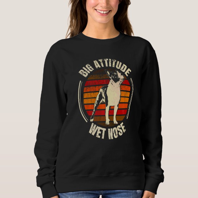 Boston Terrier Hunderasse  78 Sweatshirt (Vorderseite)