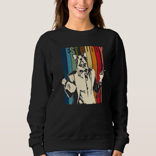 Boston Terrier Hunderasse  82 Sweatshirt (Vorderseite)
