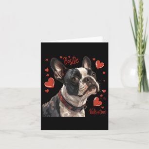 Boston Terrier ist mein Niedlicher Hundebesitzer v Karte